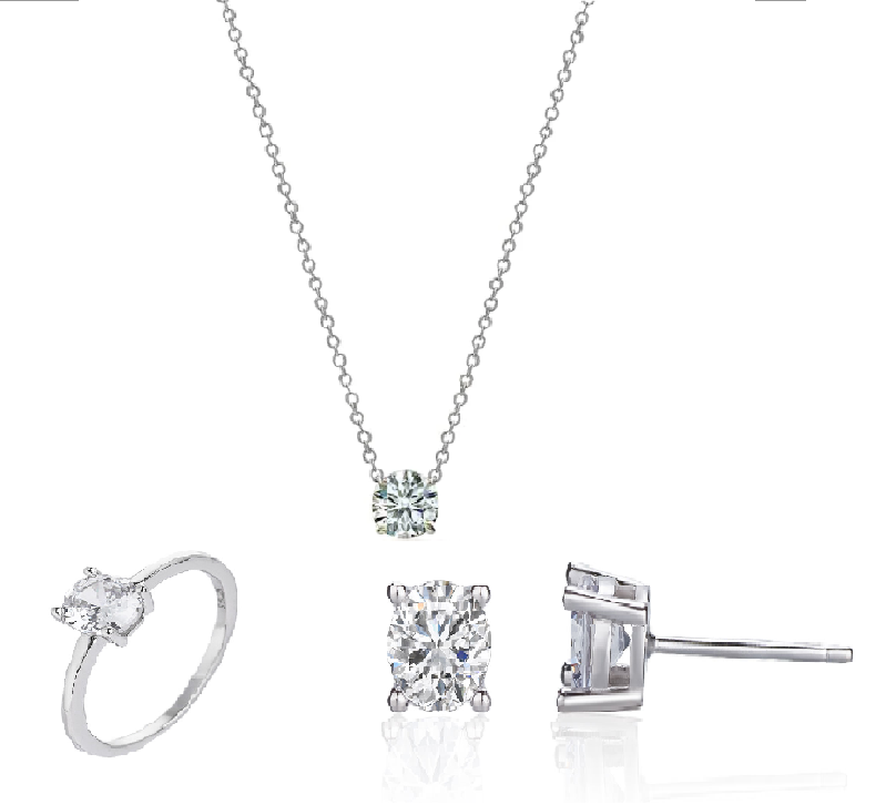 סט אבן השחר- כסף