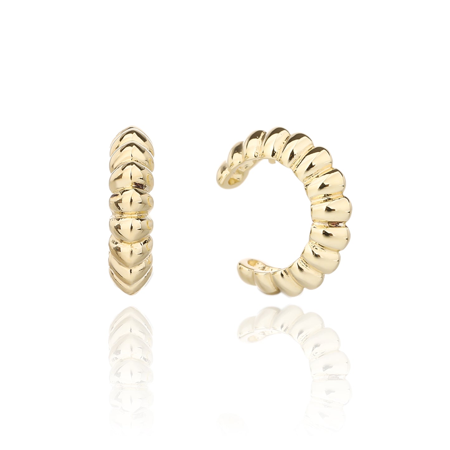 עגילי וינטג' הליקס- זהב