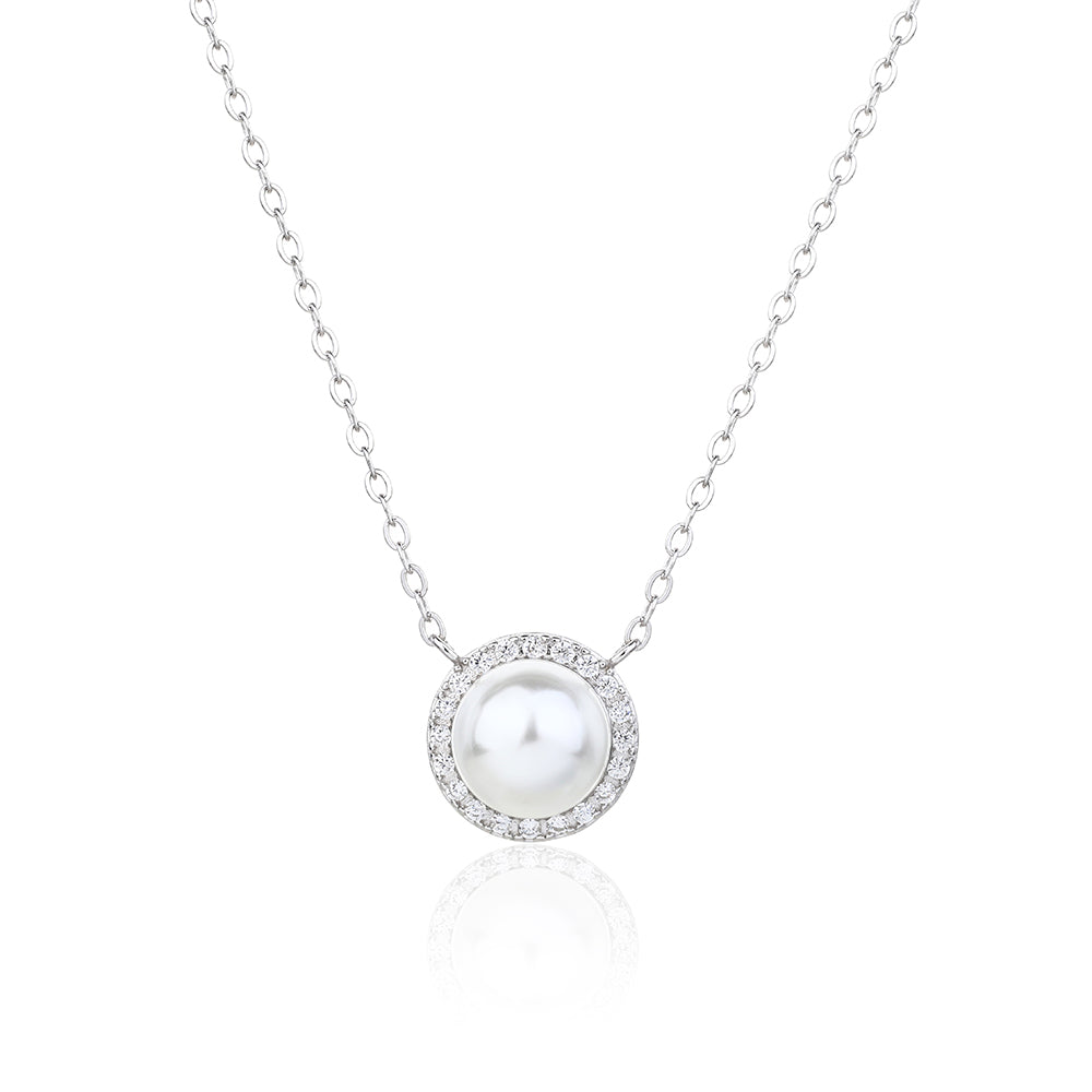 שרשרת פנינת השמש- כסף