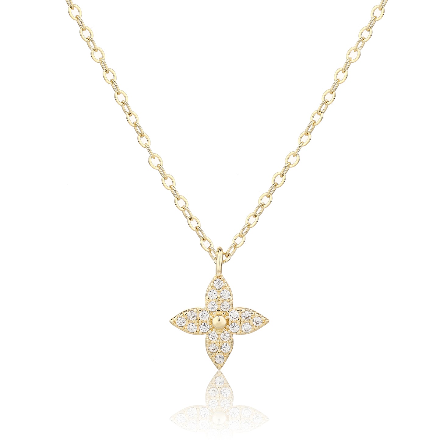 שרשרת תלתן- זהב