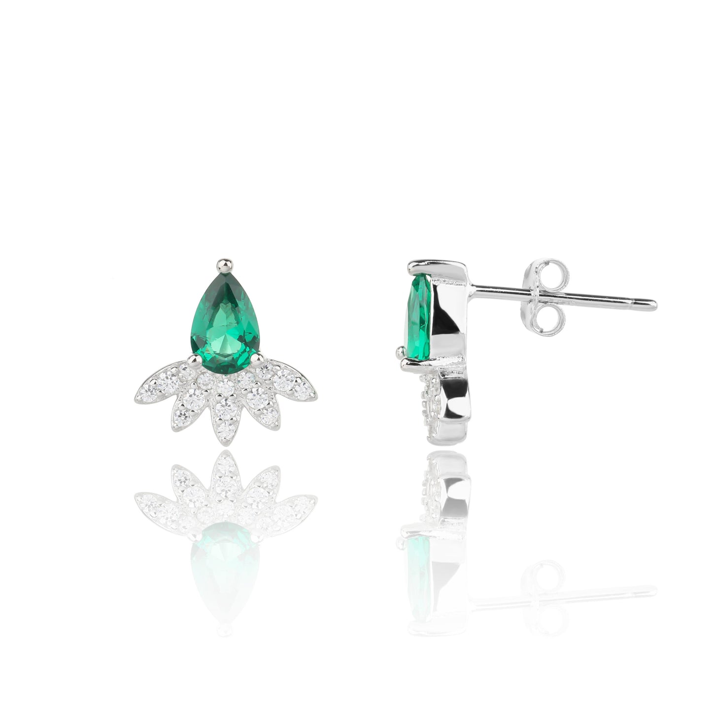 עגילי סחלב הבר - כסף אמיתי 295