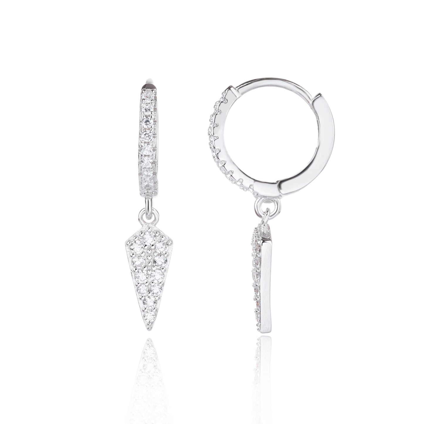 עגילי חץ השחר- כסף