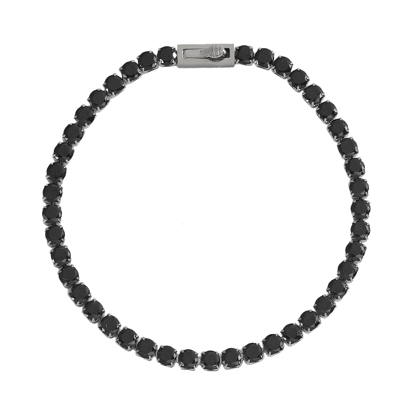 צמיד טניס אייס שחור לגבר