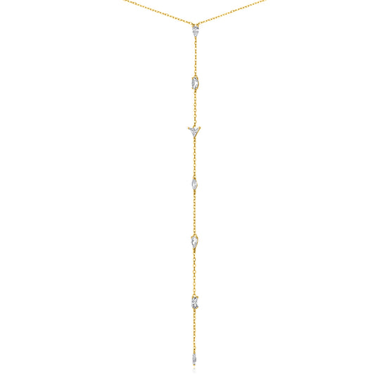 שרשרת אור השלכת- זהב