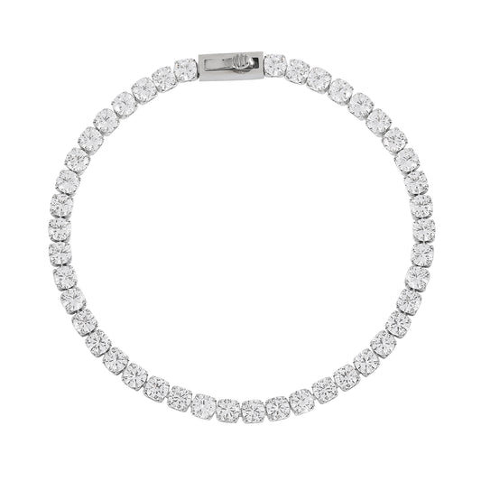 צמיד טניס אייס כסוף לגבר