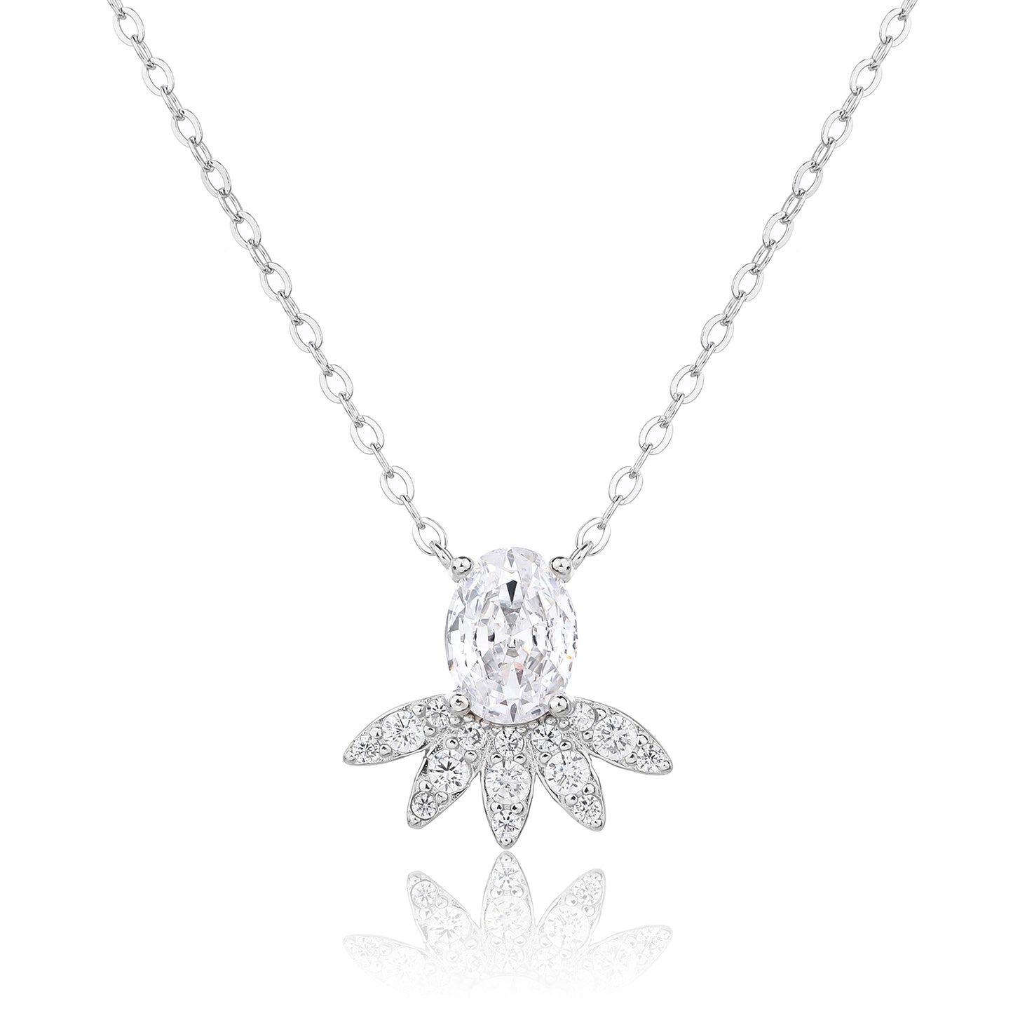 שרשרת השתקפות הלוטוס- כסף