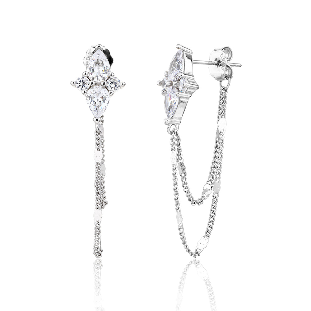 עגילי מלאכא- כסף