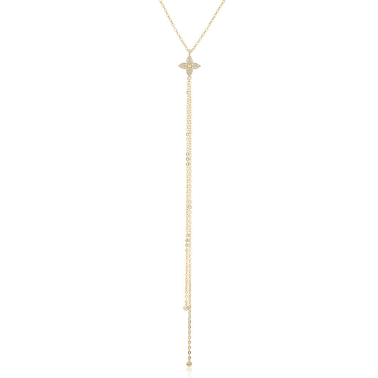 שרשרת תלתן זהב