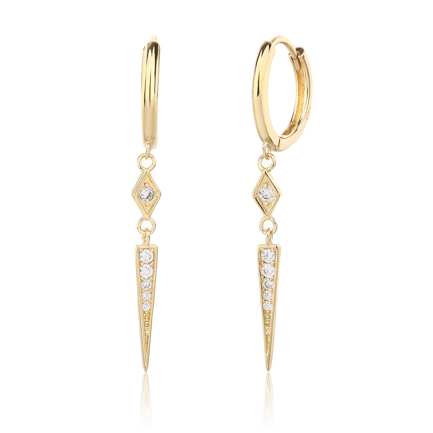 עגילי הרעם- זהב