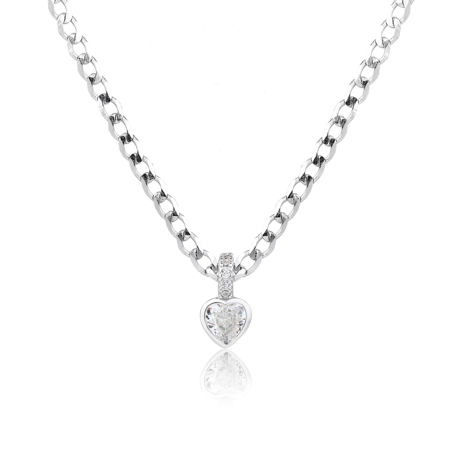 שרשרת וינטג' לב- כסף