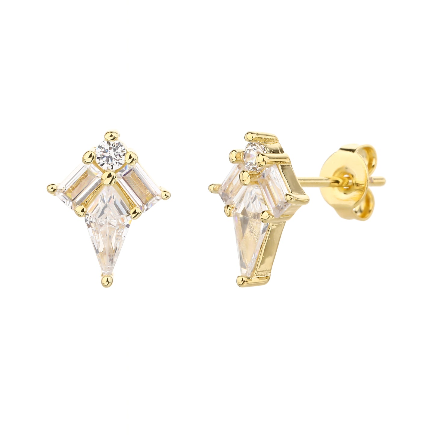 עגילי שאמוני- זהב