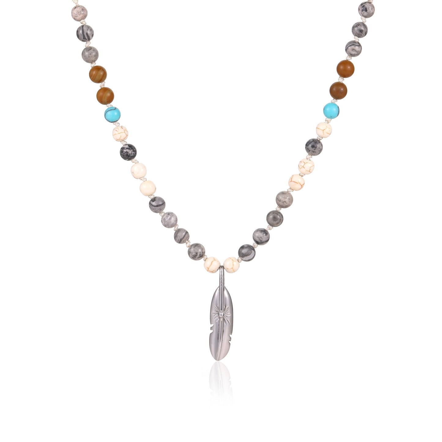 שרשרת אושר נוצה לגבר