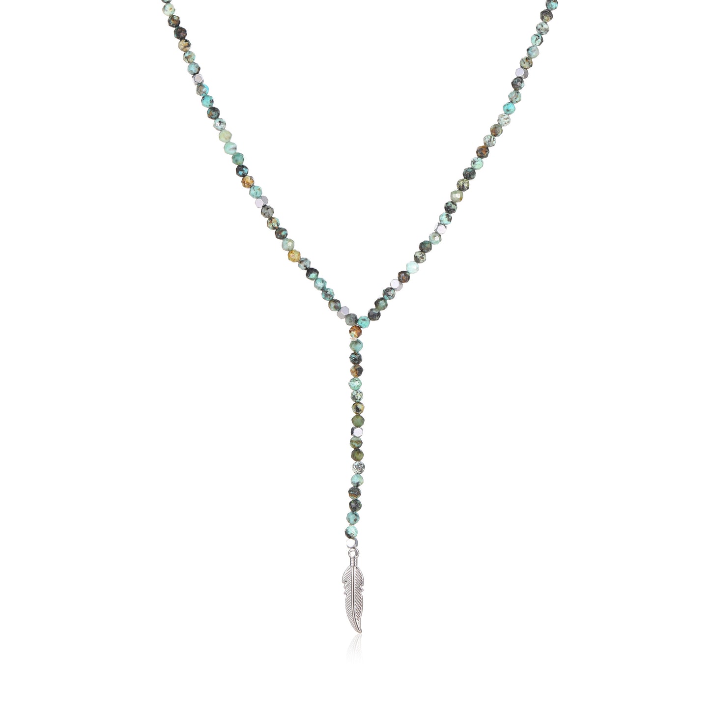 שרשרת נוצה לגבר - צבעי הטבע