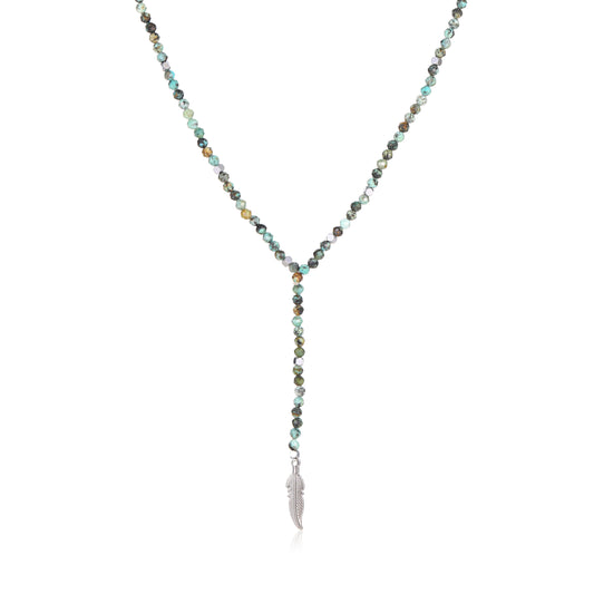 שרשרת נוצה לגבר - צבעי הטבע