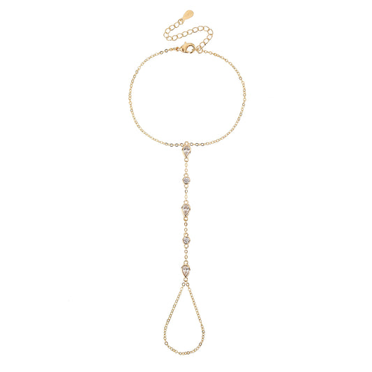 צמיד גאדי טיפות - זהב