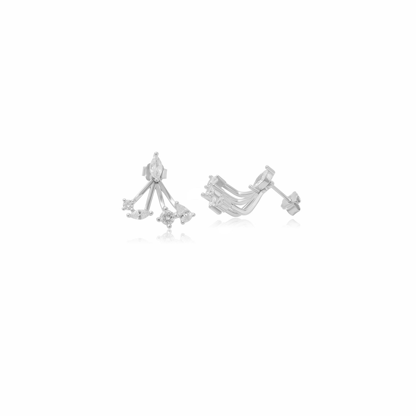 עגילי אוריאן- כסף